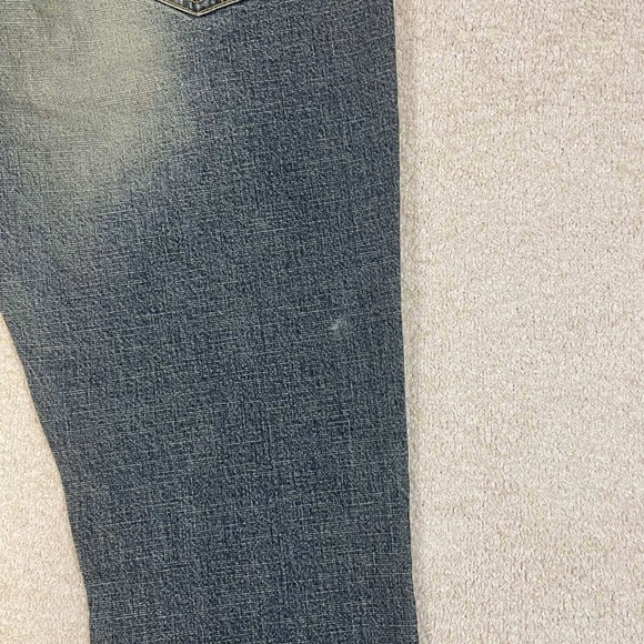 Vintage Buffalo David Bitton Flare Jeans Womens 32 Fade Wash Denim Y2K Mid Rise - Picture 8 of 8